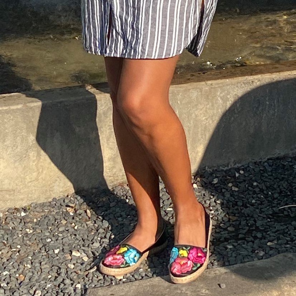 Mexican Embroidered Espadrilles.